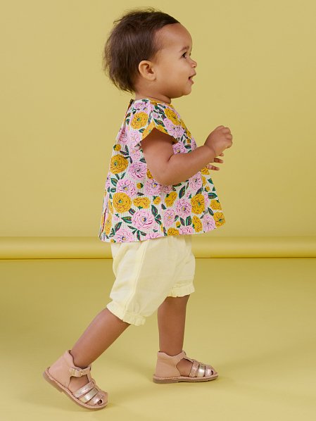 Βρεφικό Σετ για Κορίτσια Yellow Floral