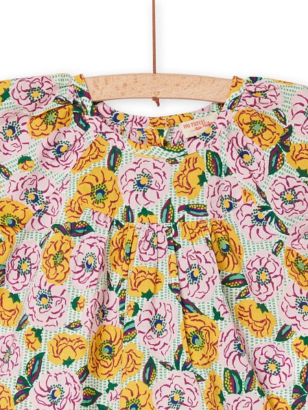 Βρεφικό Σετ για Κορίτσια Yellow Floral