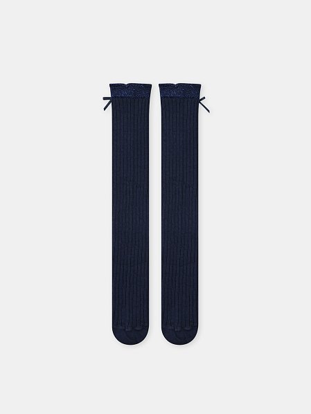 Παιδικές Κάλτσες για Κορίτσια Navy Bows