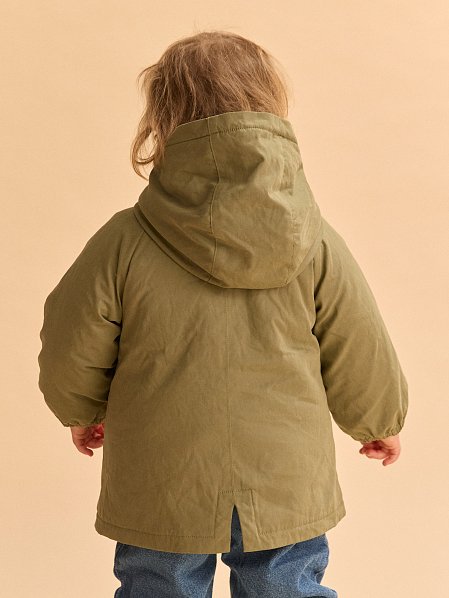 Βρεφικό Μπουφάν 2 σε 1 για Κορίτσια Cozy Olive