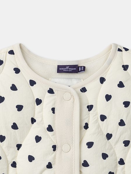 Βρεφικό Μπουφάν για Κορίτσια Heart Quilted