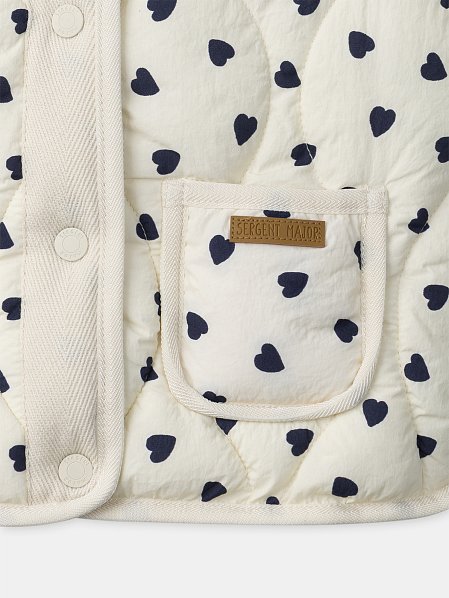 Βρεφικό Μπουφάν για Κορίτσια Heart Quilted