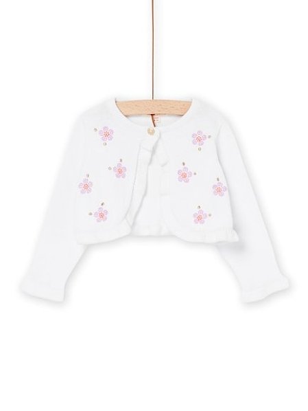 Βρεφική Ζακέτα για Κορίτσια Romantic White