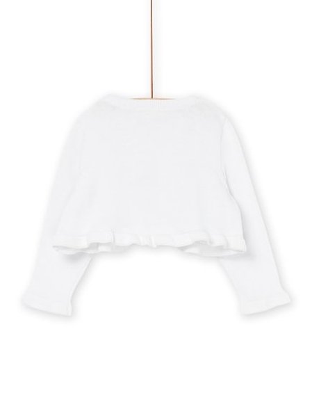 Βρεφική Ζακέτα για Κορίτσια Romantic White