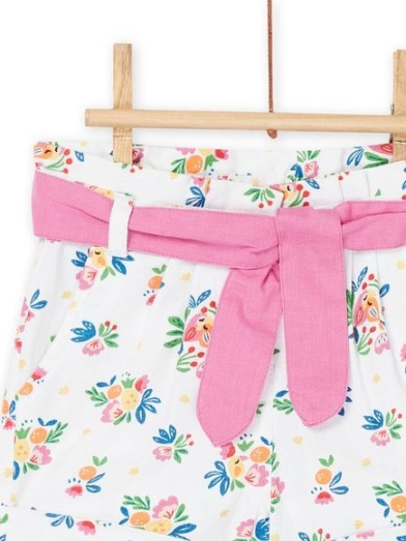 Βρεφικό Σορτς για Κορίτσια White Bouquet