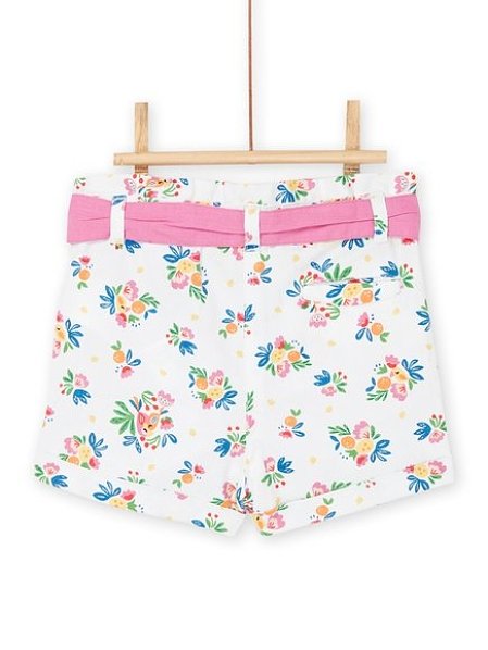 Βρεφικό Σορτς για Κορίτσια White Bouquet