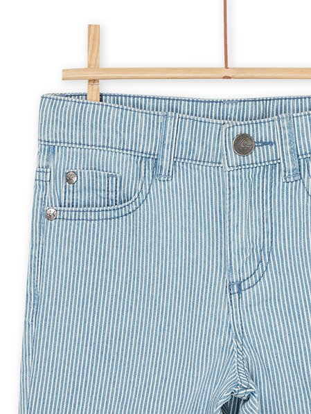 Παιδική Βερμούδα για Αγόρια Stripped Denim