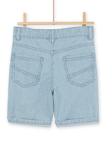 Παιδική Βερμούδα για Αγόρια Stripped Denim