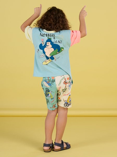 Παιδική Βερμούδα για Αγόρια Surfing Animals