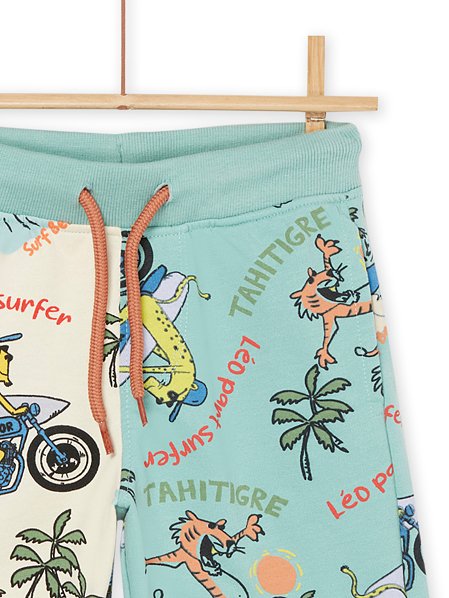 Παιδική Βερμούδα για Αγόρια Surfing Animals