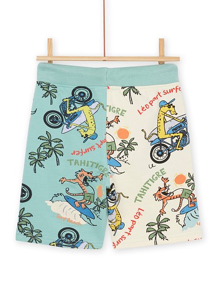 Παιδική Βερμούδα για Αγόρια Surfing Animals