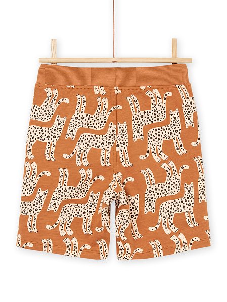 Παιδική Βερμούδα για Αγόρια Brown Leopards
