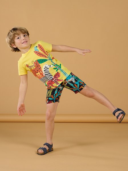 Παιδική Βερμούδα για Αγόρια Retro Jungle