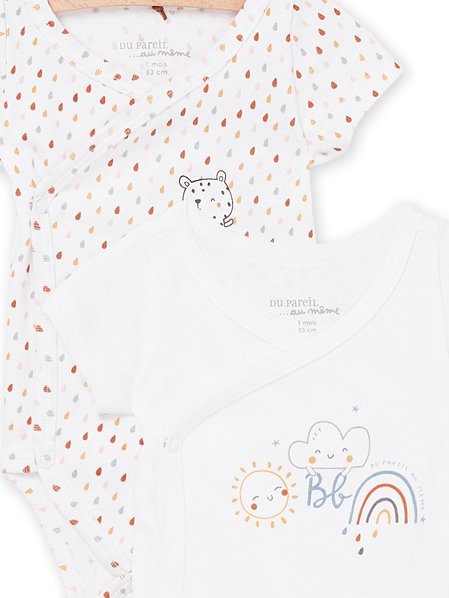 Βρεφικό Σετ Φορμάκια για Νεογέννητα 2 τμχ Happy Rainbow