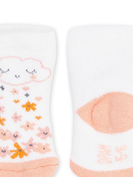 Βρεφικές Κάλτσες για Νεογέννητο Unisex White Clouds