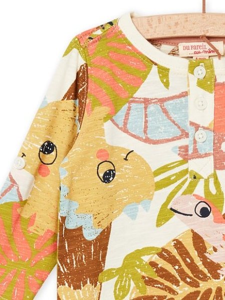 Βρεφική Μπλούζα για Αγόρια Abstract Dinos
