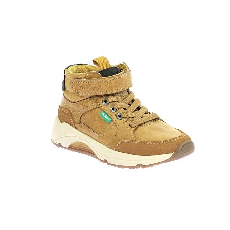 Παιδικά Παπούτσια Kickers Run Run για Αγόρια Light Brown (Μεγέθη 24-34)