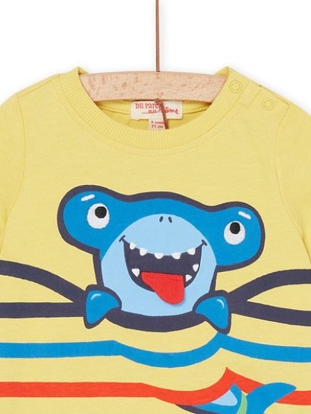 Βρεφική Μπλούζα για Αγόρια Happy Shark