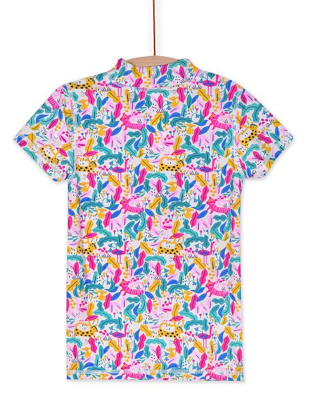 Αντιηλιακή Μπλούζα για Κορίτσια Pink Floral