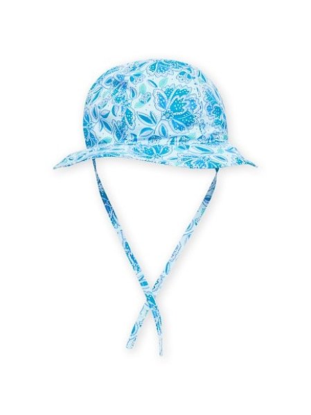 Βρεφικό Καπέλο για Κορίτσια Blue Floral