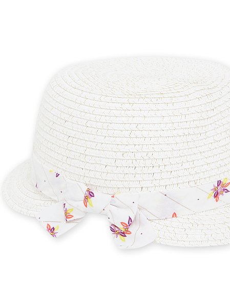 Βρεφικό Καπέλο για Κορίτσια Classic White