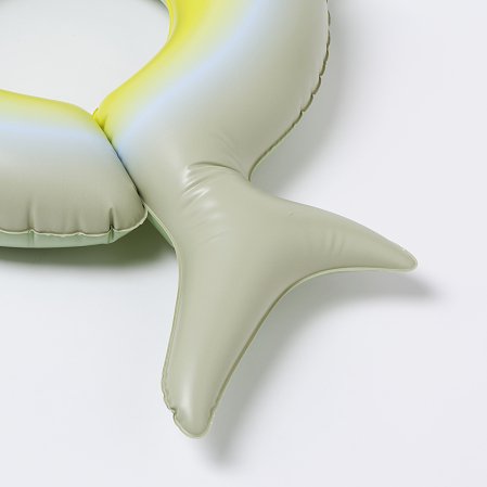 SUNNYLIFE Φουσκωτό Σωσίβιο Θαλάσσης Shark Tribe Khaki