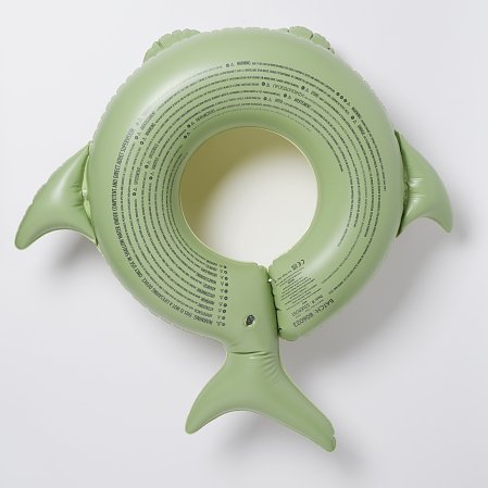 SUNNYLIFE Φουσκωτό Σωσίβιο Θαλάσσης Shark Tribe Khaki