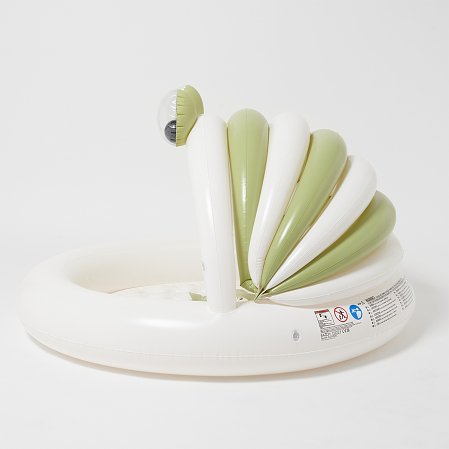 SUNNYLIFE Παιδική Φουσκωτή Πισίνα Cookie the Croc Khaki