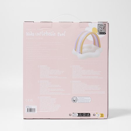 SUNNYLIFE Παιδική Φουσκωτή Πισίνα Princess Swan Multi