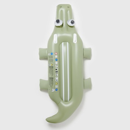 SUNNYLIFE Παιδικό Φουσκωτό Παιχνίδι Θαλάσσης Cookie the Croc Khaki