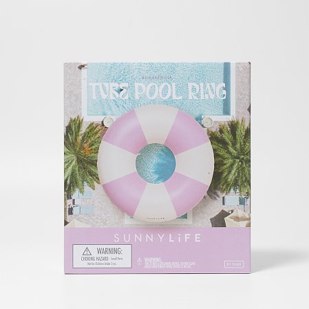 SUNNYLIFE Παιδικό Φουσκωτό Παιχνίδι Θαλάσσης Bubblegum Pink Stripe