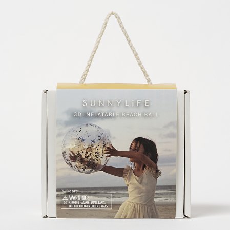 SUNNYLIFE Φουσκωτή Μπάλα Θαλάσσης  3D Cotton Candy Glitter