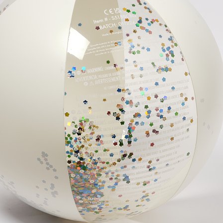 SUNNYLIFE Φουσκωτή Μπάλα Θαλάσσης Cotton Candy Glitter