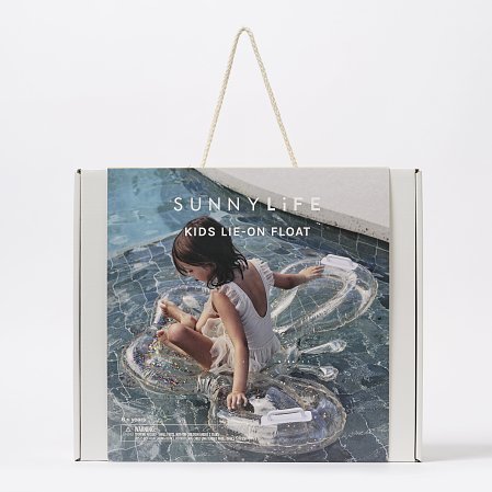 SUNNYLIFE Παιδικό Στρώμα Θαλάσσης Lie-on Butterfly Cotton Candy Glitter