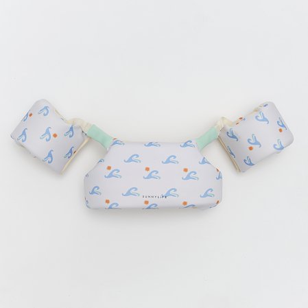 SUNNYLIFE Παιδικό Φουσκωτό Σωσίβιο Μπουφάν Sammy the Seagull Blue Wave