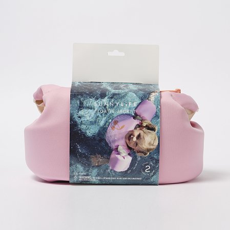 SUNNYLIFE Παιδικό Φουσκωτό Σωσίβιο Μπουφάν Cotton Candy Cherry