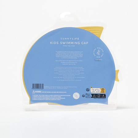 SUNNYLIFE Παιδικό Σκουφάκι Κολύμβησης Finn the Fish