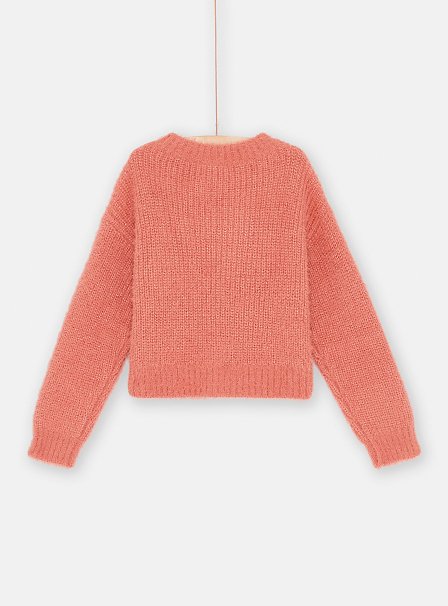 Παιδική Ζακέτα για Κορίτσια Ροζ Χνουδωτή