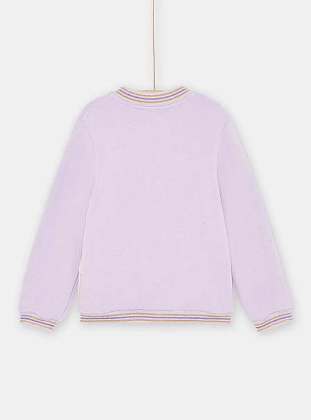 Παιδικό Τζάκετ για Κορίτσια Λιλά Rainbow Stripes