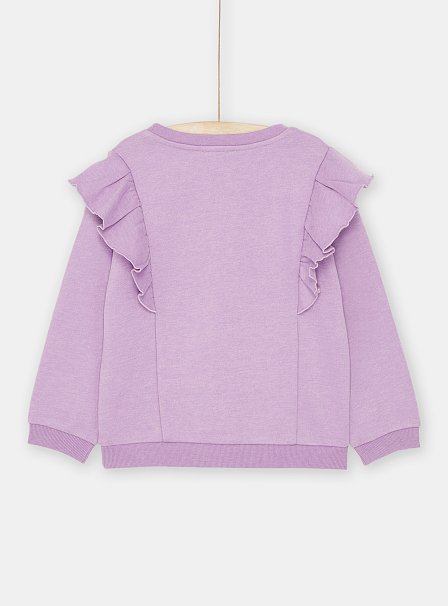 Παιδικό Φούτερ για Κορίτσια Λιλά Tiger