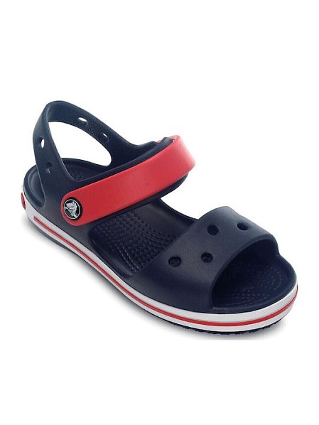 Crocs Crocband Παιδικά Σανδάλια Navy/Red (Μεγέθη 19,5-34,5)