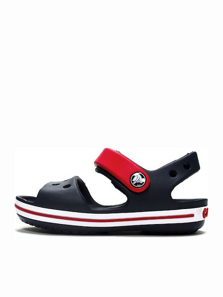 Crocs Crocband Παιδικά Σανδάλια Navy/Red (Μεγέθη 19,5-34,5)