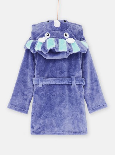 Παιδική Ρόμπα για Αγόρια Λιλά Dino