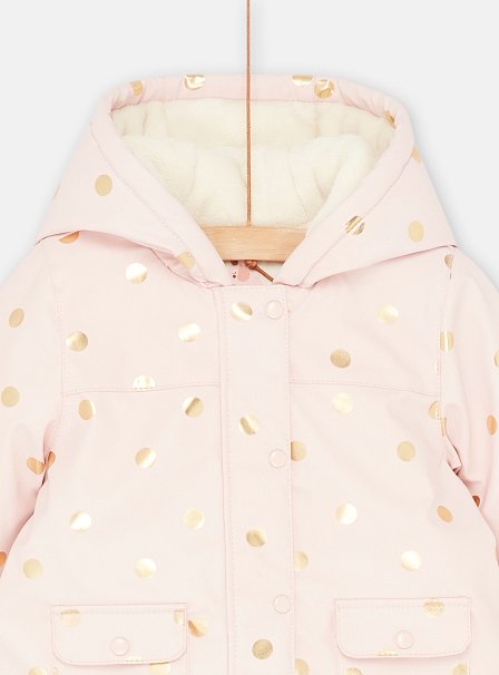 Βρεφικό Αδιάβροχο Μπουφάν για Κορίτσια Pink