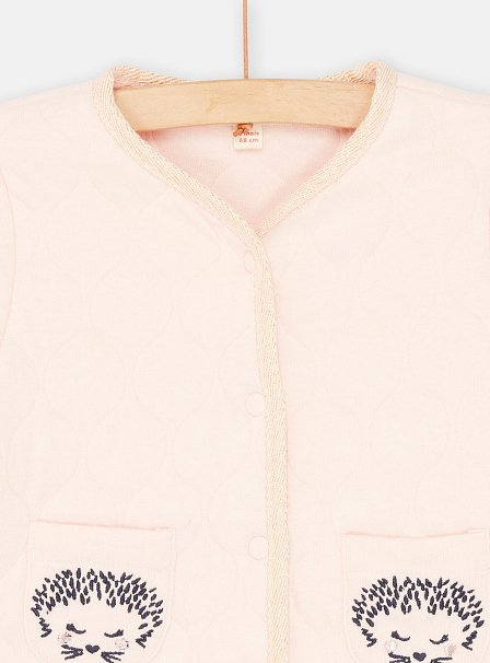 Βρεφική Ζακέτα για Κορίτσια Light Pink Girly