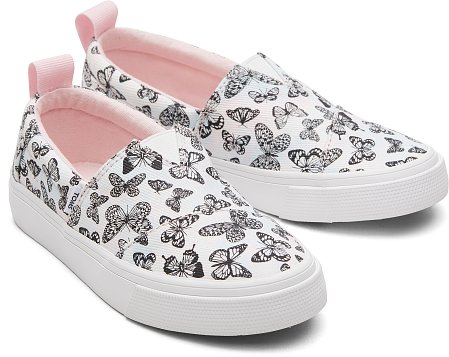 Παιδικά Παπούτσια TOMS Pink Butterflies