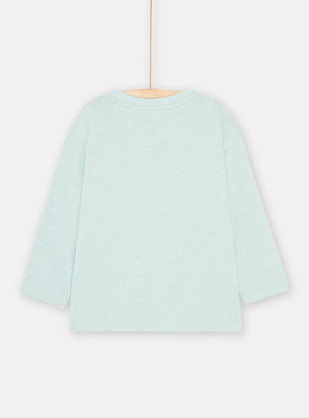 Παιδική Μακρυμάνικη Μπλούζα για Αγόρια Light Blue Bear