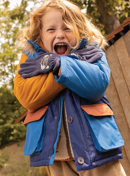 Παιδικό Μπουφάν για Αγόρια 2 σε 1 Multicolour Tigers