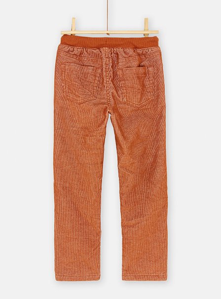 Παιδικό Παντελόνι για Αγόρια Πορτοκαλί Κοτλέ
