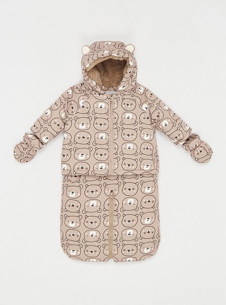 Βρεφικός Υπνόσακος Unisex Καφέ Teddy Bear